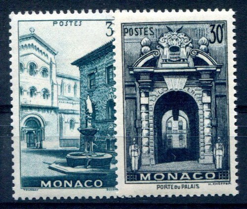 Monaco 1951 441 442 mnh - monaco, 441-442
