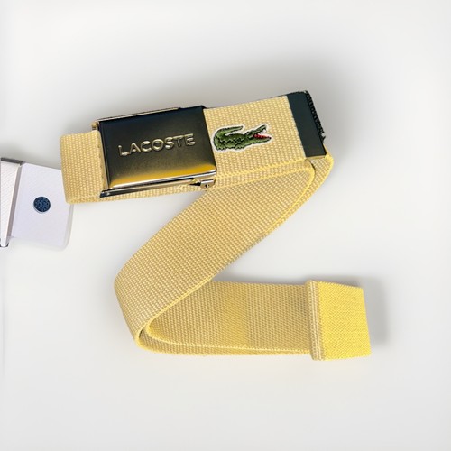 Lacoste beige belt - belt,
