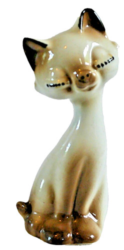 Vintage cute kitsch siamese - kitsch,
