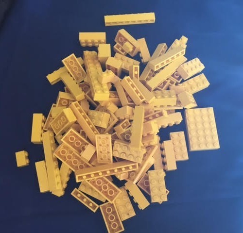 Lego bricks yellow 100 - lego,