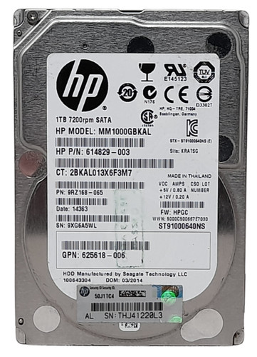 Mm1000gbkal 614829 003 1tb - hp,