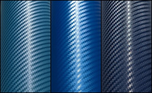 Carbon fibre blue self - 3d,