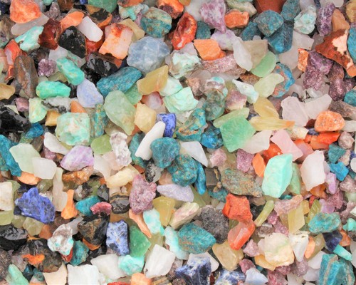 Rough assorted crystal - rough,