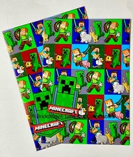 Lego Wrapping Paper Minecraft