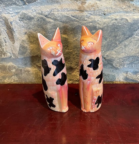 Pair hand carved and - hand,