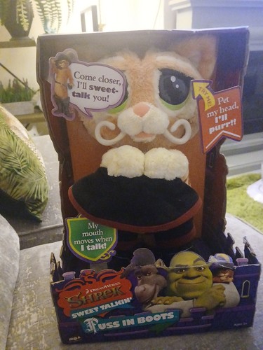 Shrek sweet talking puss - sweet,