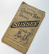 1892 Bacon's Sussex County Map