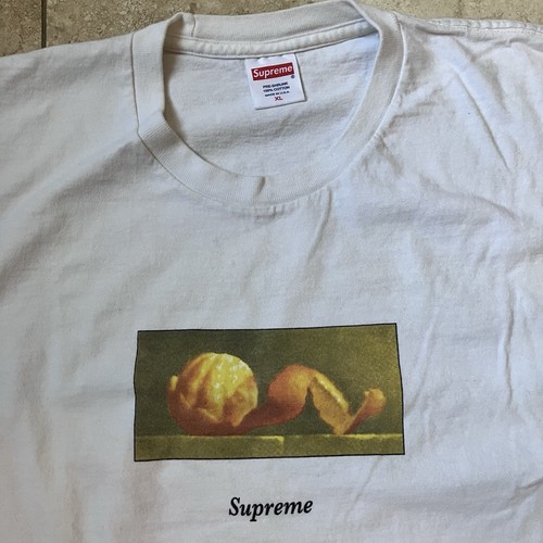 Supreme fw15 white orange peel - supreme,