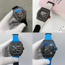 Nylon Canvas Watch Strap for Richard Mille RM50 RM53 25mm Leather Waterproof