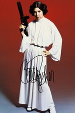 Carrie Fisher Signed Autograph