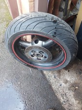 SUZUKI BANDIT 1200 MK1 1997 REAR WHEEL WITH DISC AND TYRE AND SPROCKET CARRIER