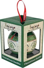 Celtic Collection Ireland Shamrock Christmas Bauble