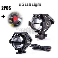Pair Motorcycle Car Truck U5