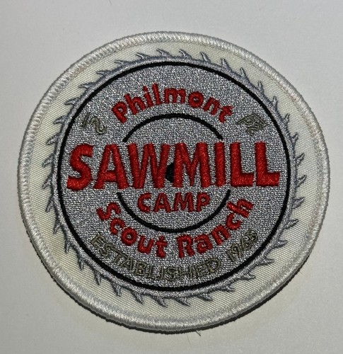 Philmont sawmill camp boy - sawmill,