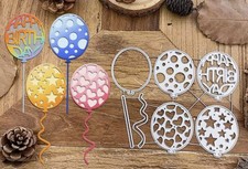 5 balloons birthday sentiment