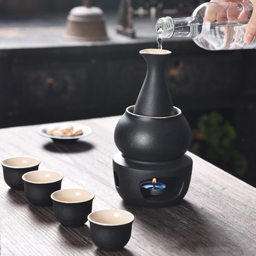 Ceramic sake set with - ceramic,