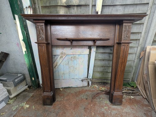 Wooden fireplace surround - wooden,