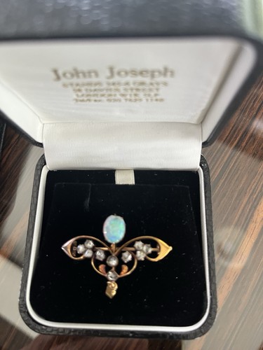 Antique late victorian opal - late,