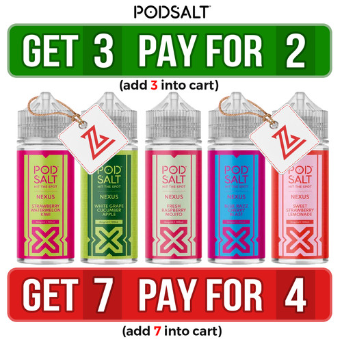 Pod salt nexus 100ml shortfill - nexus,