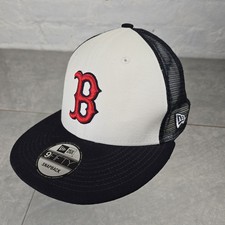Boston Red Sox New Era 9Seventy Mesh Trucker Blue Red White  Snapback Hat Cap