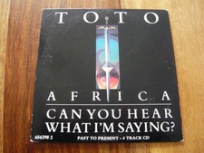TOTO AFRICA - CAN YOU HEAR WHAT I'M SAYING? - 4 TRACK CD