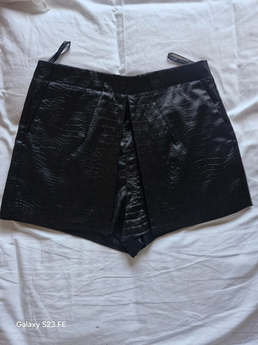 Topshop black faux - black,