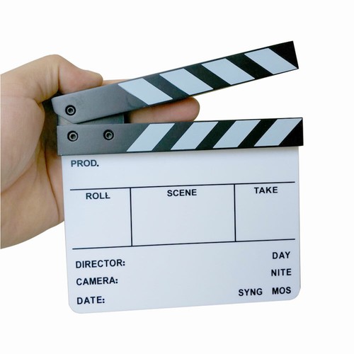 Clapper board - 6.3"x5.5",