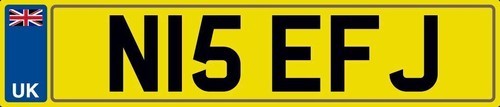 Nice initials number - nice, n15
