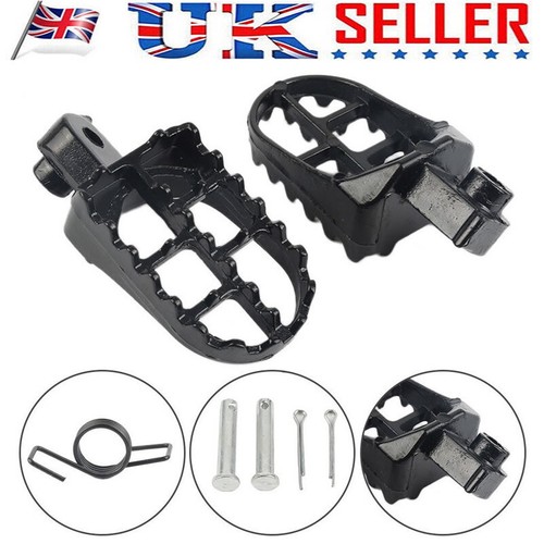 Pair aluminium foot rests - 1,