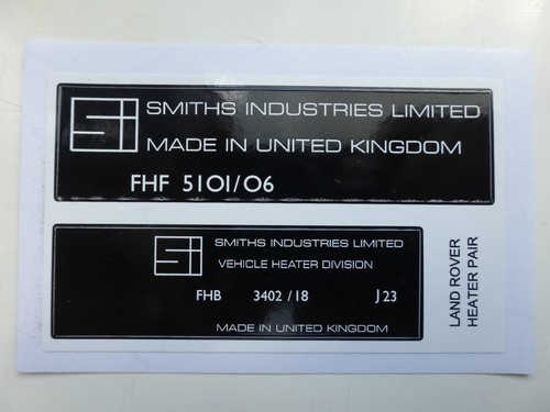 Land rover series smiths - series, 3