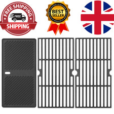 Cast Iron Grill Grates and Griddle Plate for Charbroil Gas2Coal, Charbroil Advan