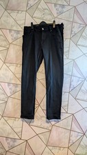 Mens Black Zara Slim Fit Denim