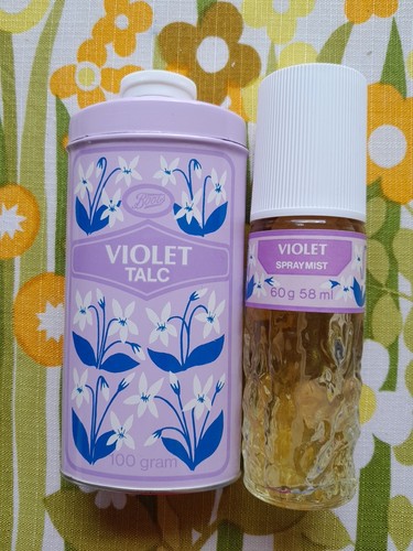 Vintage boots violet talc and - vintage,