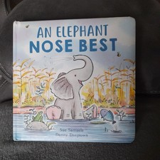 Rare Jellycat Book AN ELEPHANT NOSE BEST - Sue Samuels & Danny Deeptown
