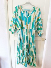 Monsoon Grace Block Ivory Maxi