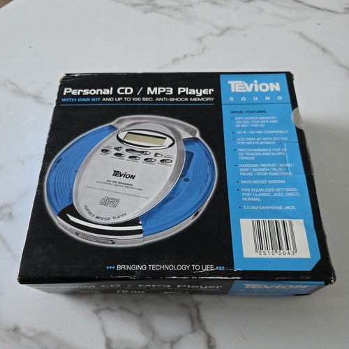 Tevion blue vintage player - blue, cd
