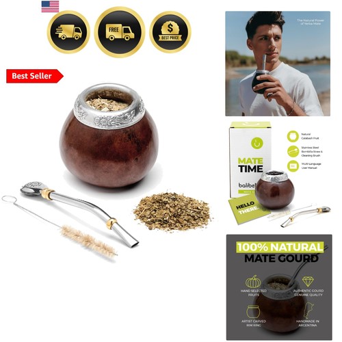 Natural yerba mate - mate, set