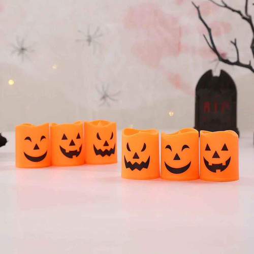 6pc halloween led - 6pc,