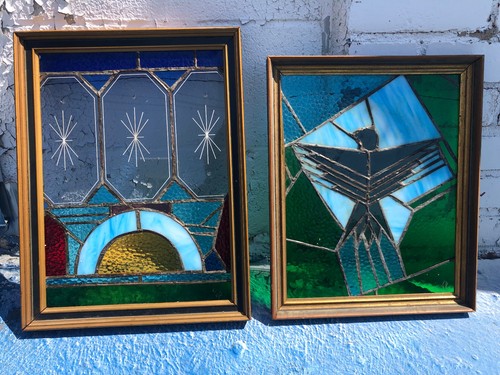 Stained glass window hangings - stained,