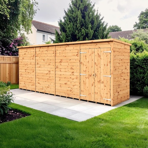 Empire pent garden shed - pent, wooden