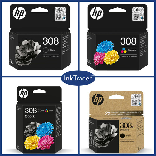 Original 308 xl ink - hp,