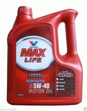 4l Valvoline Max Life fully