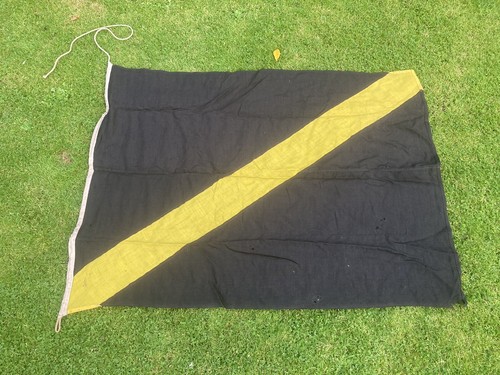 Vintage sewn linen nautical - linen,