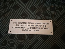 British Rail carriage plastic