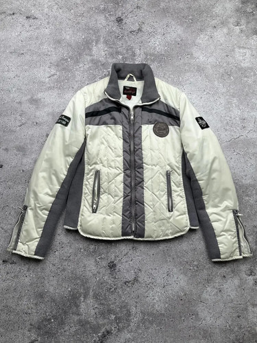 Y2k jacket cream quilted - cream, full