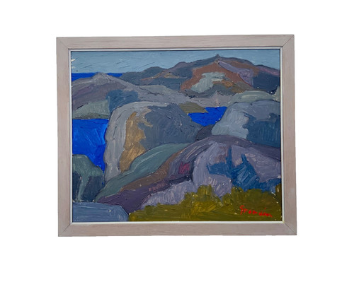 Vintage landscape painting - vintage,