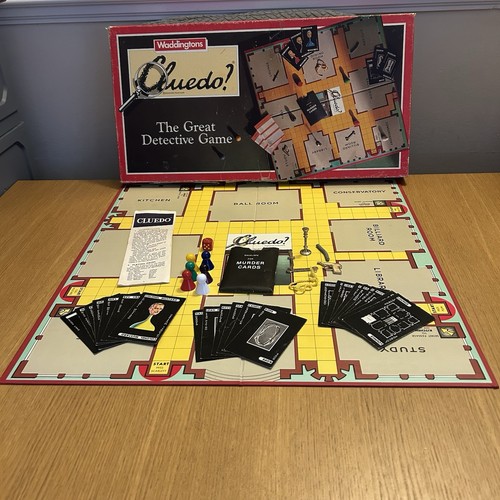Cluedo 1990 waddingtons board - 1990,