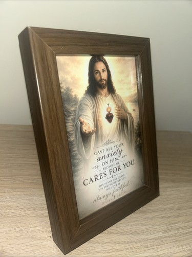Framed photo jesus 4x6 - framed, of