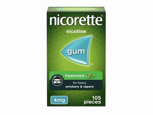 Nicorette 4mg sugar gum - nicorette,