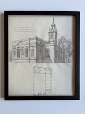 Antique Framed Architectural
